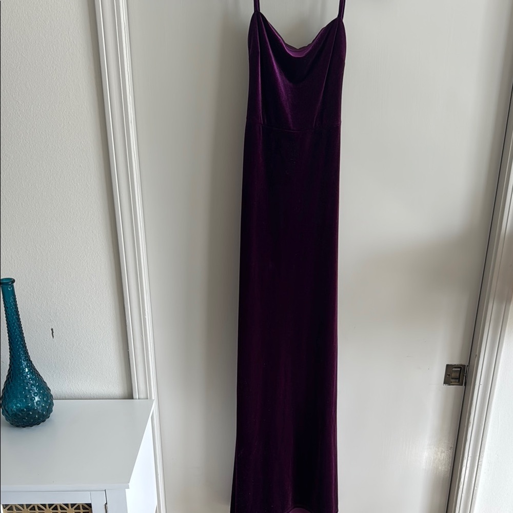 Elegant Purple Women's Dress